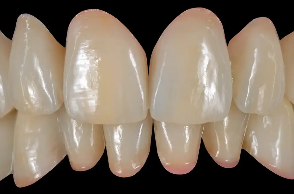 Ästhetische Frontzahn-Rehabilitation aus Vollkeramik, Dentallabor Kes Carpenter Hennigsdorf bei Berlin